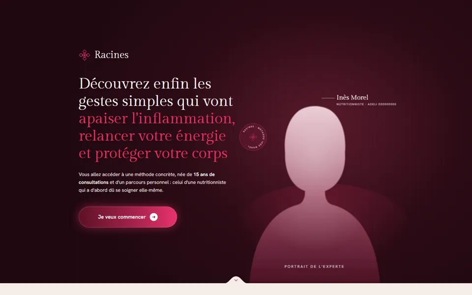Haut de page du template Éditorial chaud
